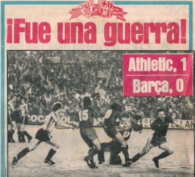 "Fuimos a la guerra... y la ganamos". Pedro Amat, sobre la final de Copa de 1984.