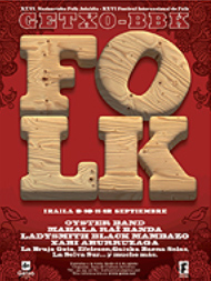 Cartel del Festival Internacional de Folk de Getxo 2010